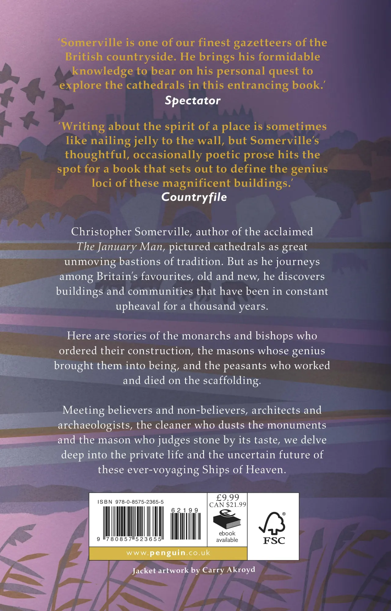 Rückseite: 9780857523655 | Ships of Heaven | The Private Life of Britain's Cathedrals | Buch