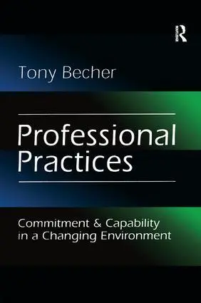 Cover: 9781138513655 | Professional Practices | Tony Becher | Taschenbuch | Englisch | 2018