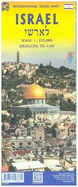 Cover: 9781771293655 | Israel &amp; Palestine | (Land-)Karte | Englisch | 2019