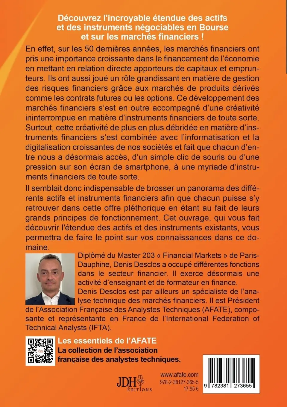 Rückseite: 9782381273655 | Actifs et instruments de la Bourse et des marchés financiers | Desclos