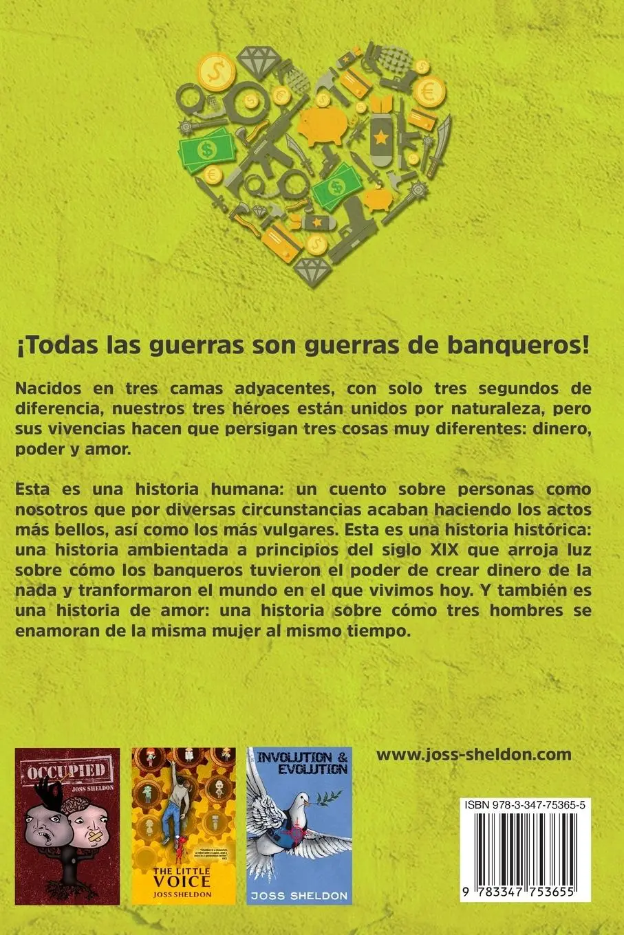 Rückseite: 9783347753655 | Dinero Poder Amor | Joss Sheldon | Taschenbuch | Spanisch | 2022