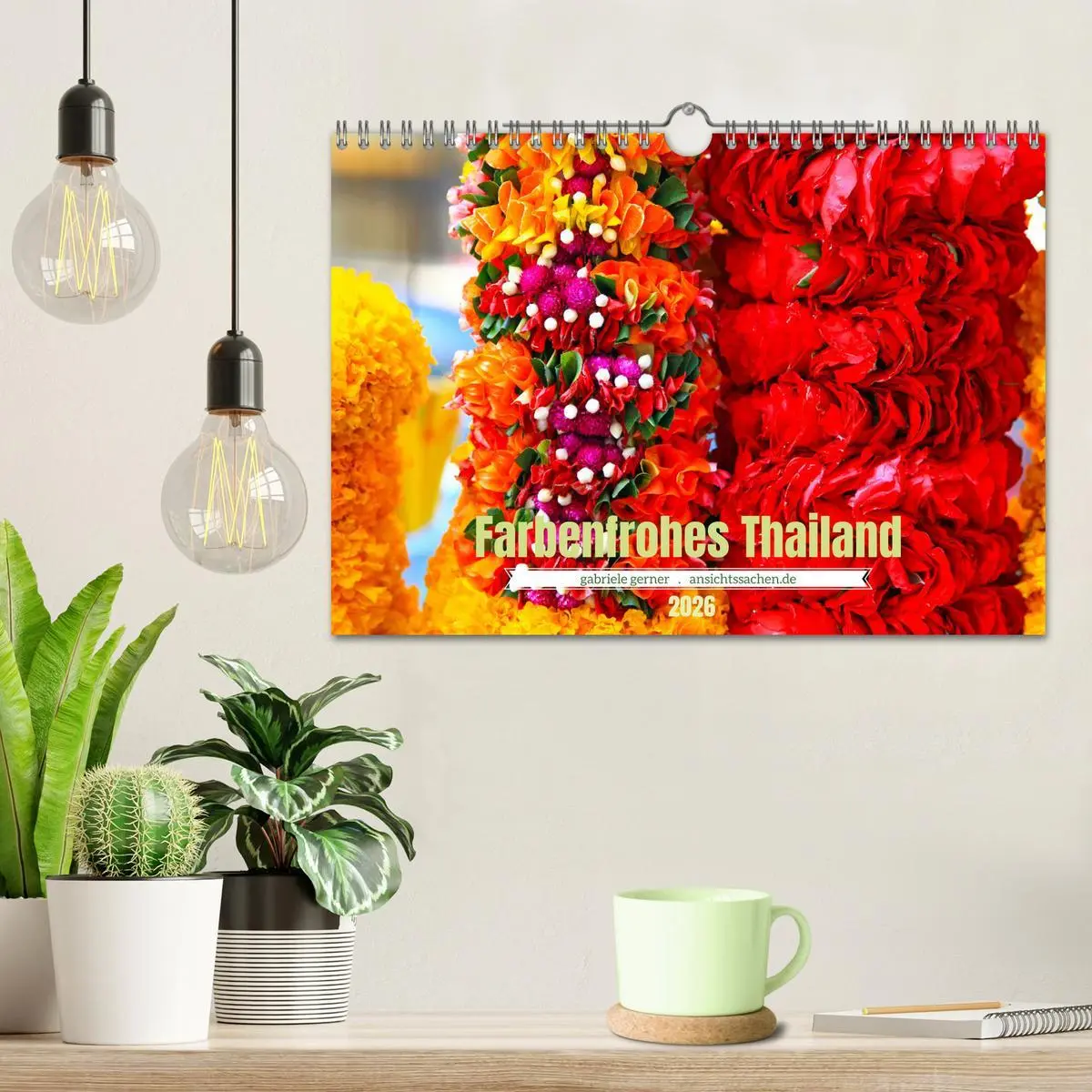 Bild: 9783457573655 | Farbenfrohes Thailand (Wandkalender 2026 DIN A4 quer), CALVENDO...