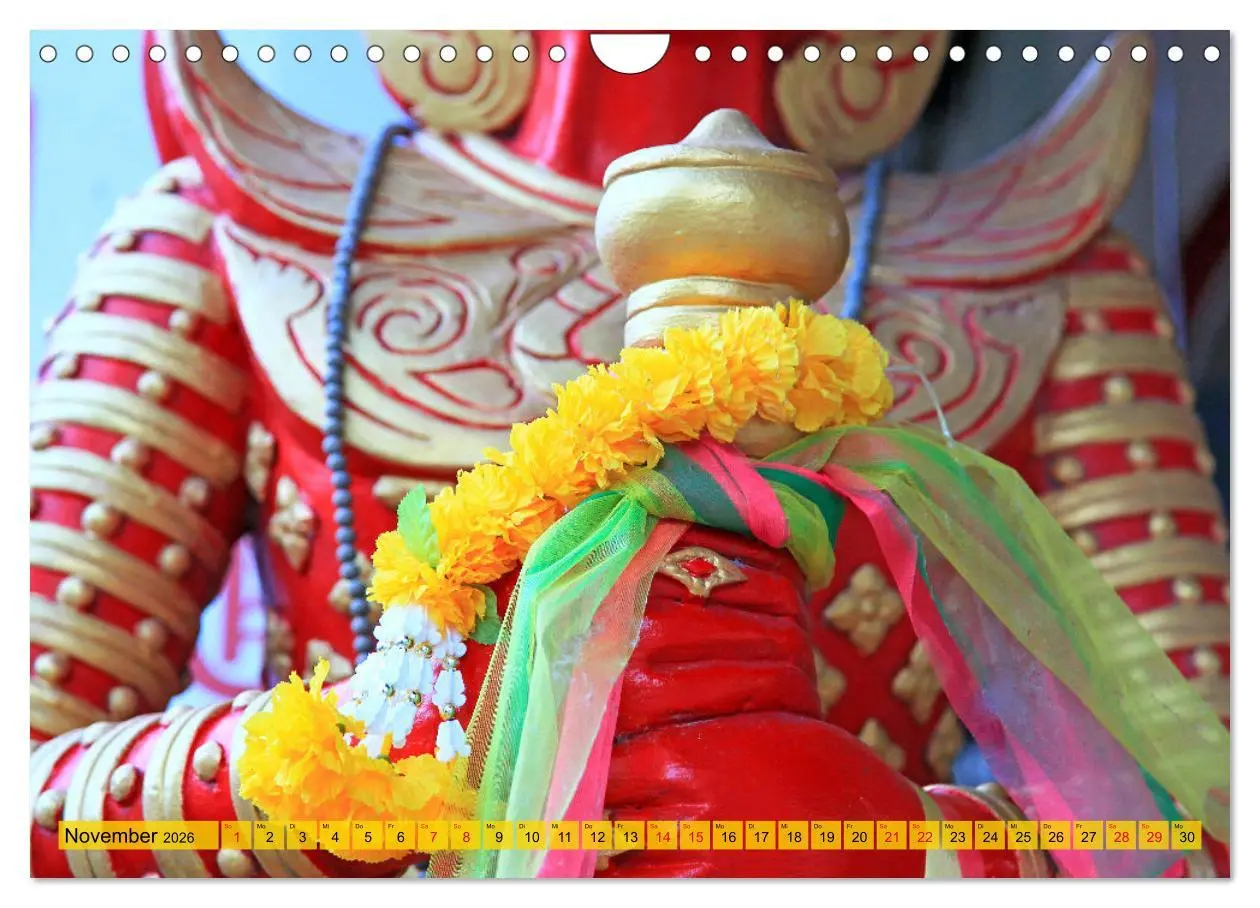 Bild: 9783457573655 | Farbenfrohes Thailand (Wandkalender 2026 DIN A4 quer), CALVENDO...