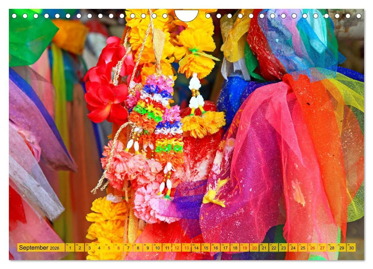 Bild: 9783457573655 | Farbenfrohes Thailand (Wandkalender 2026 DIN A4 quer), CALVENDO...