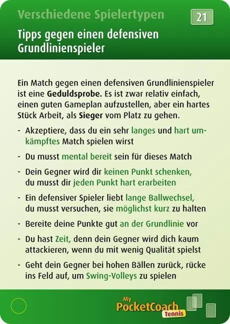 Bild: 9783938023655 | My-Pocket-Coach Tennis | Nina Nittinger | Buch | 200 S. | Deutsch
