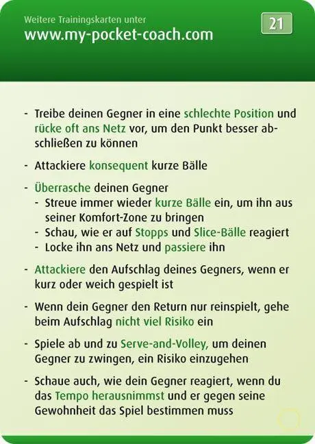 Bild: 9783938023655 | My-Pocket-Coach Tennis | Nina Nittinger | Buch | 200 S. | Deutsch