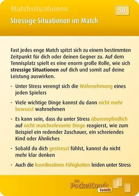 Bild: 9783938023655 | My-Pocket-Coach Tennis | Nina Nittinger | Buch | 200 S. | Deutsch