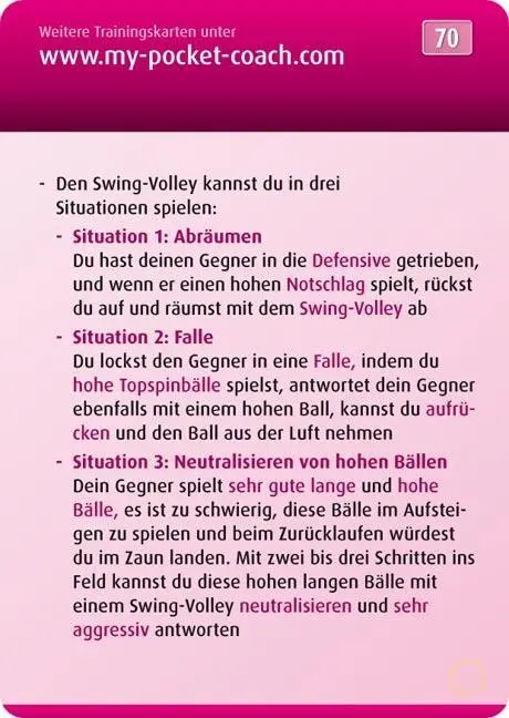 Bild: 9783938023655 | My-Pocket-Coach Tennis | Nina Nittinger | Buch | 200 S. | Deutsch