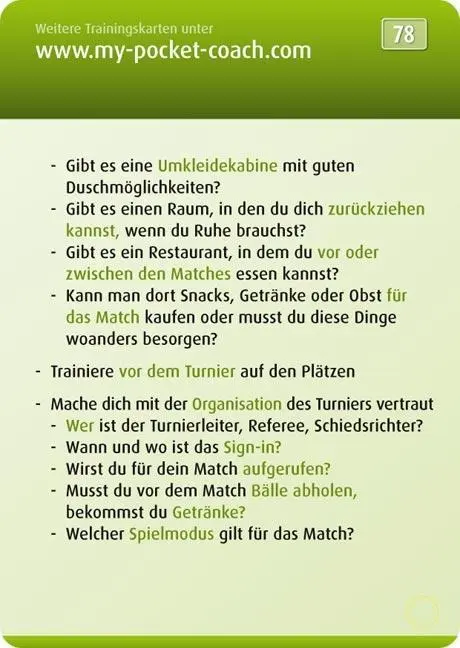 Bild: 9783938023655 | My-Pocket-Coach Tennis | Nina Nittinger | Buch | 200 S. | Deutsch