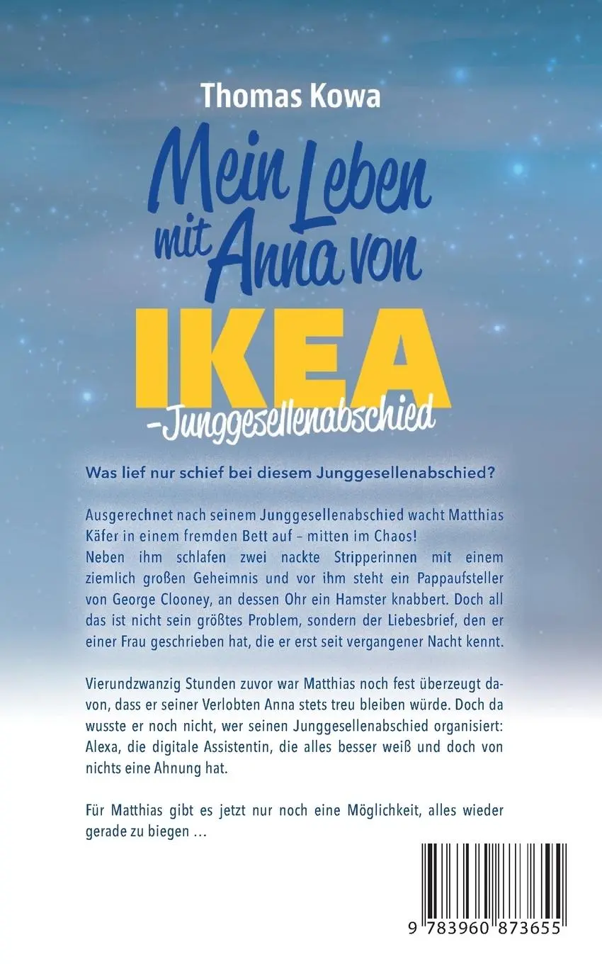 Rückseite: 9783960873655 | Mein Leben mit Anna von IKEA ¿ Junggesellenabschied (Humor) | Kowa