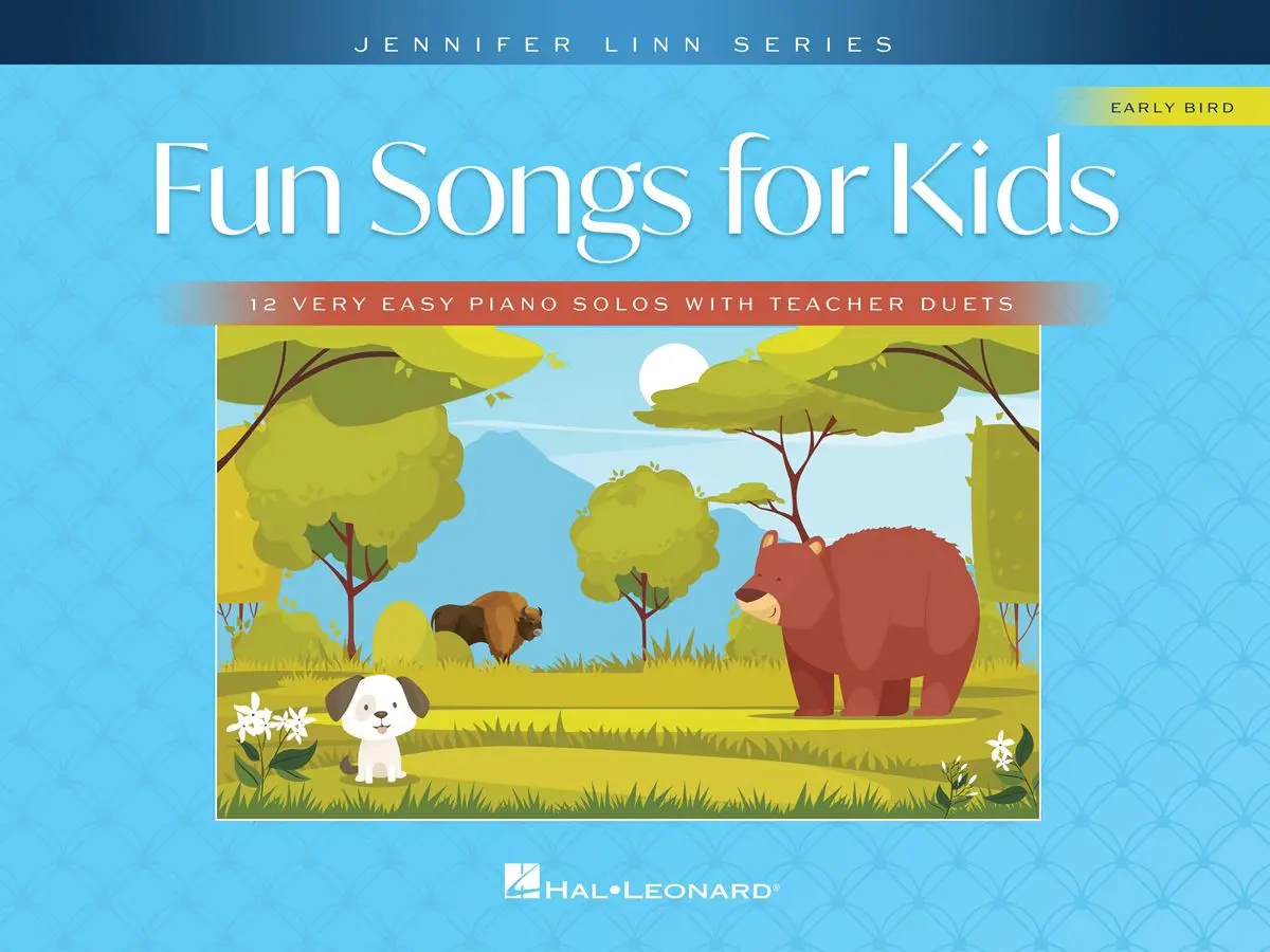 Cover: 840126963755 | Fun Songs for Kids | 12 Very Easy Piano Solos with Teacher Duets