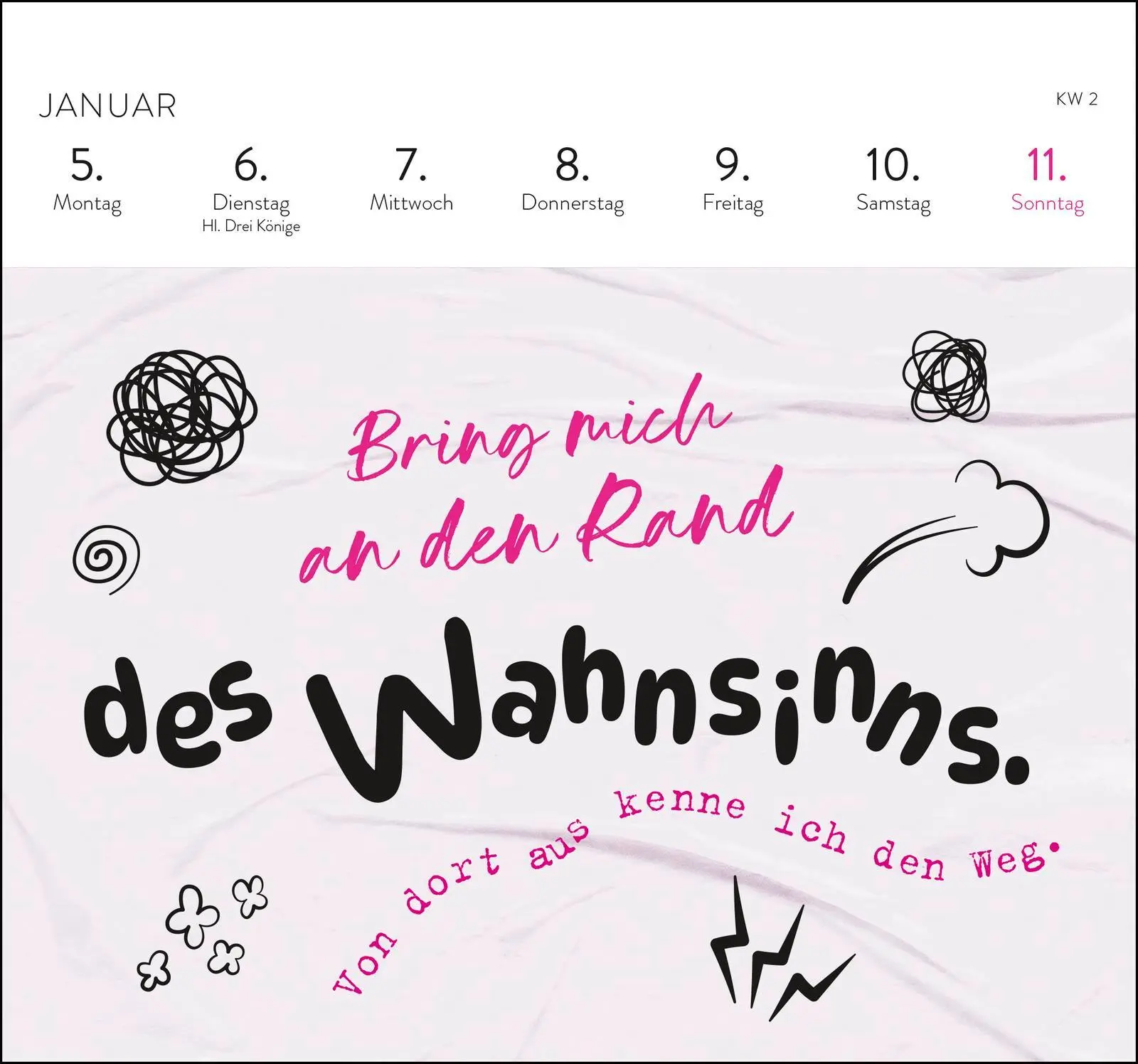 Bild: 4036442013755 | Postkartenkalender 2026: Kommst du auf mein Niveau oder soll ich...
