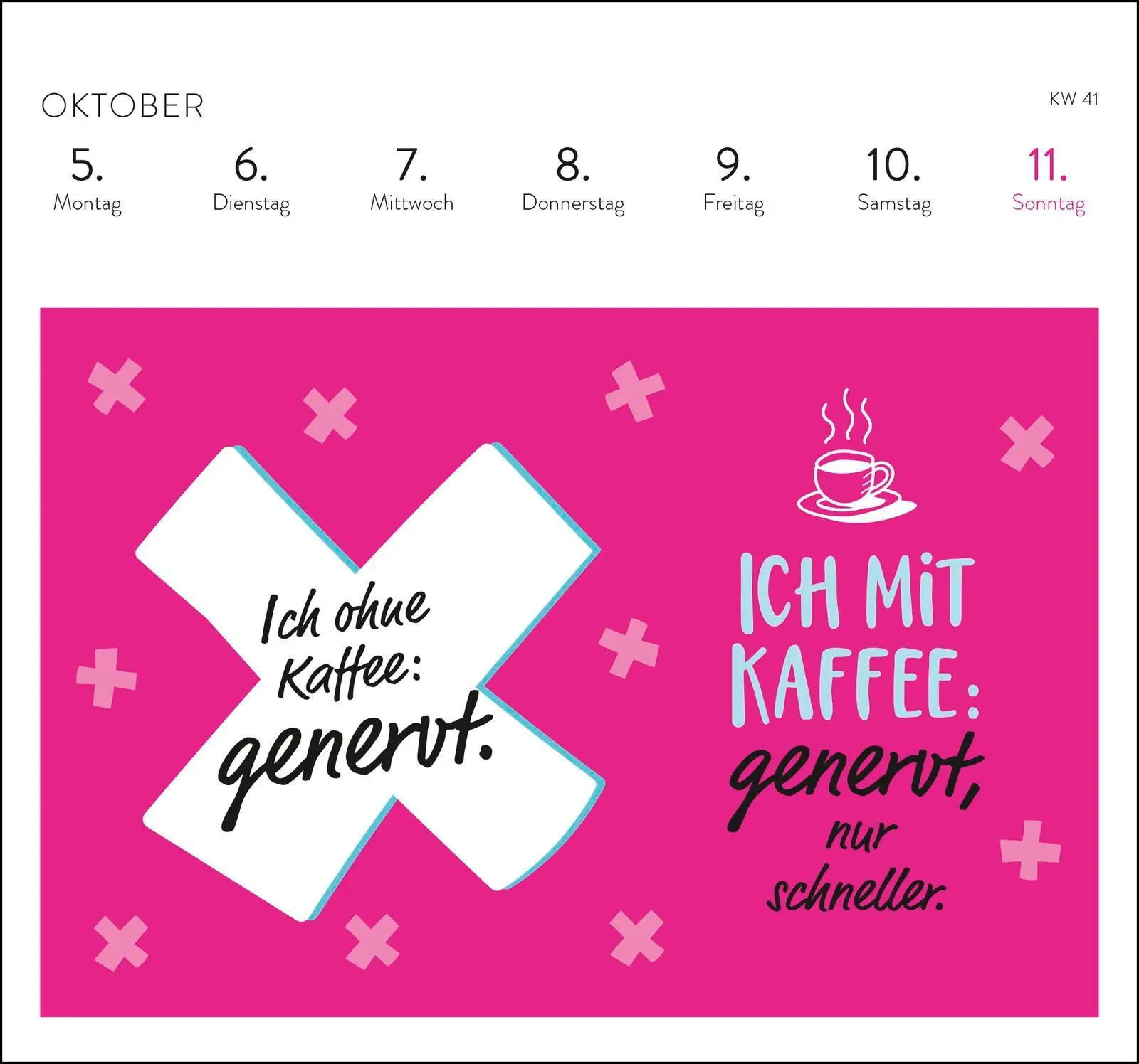 Bild: 4036442013755 | Postkartenkalender 2026: Kommst du auf mein Niveau oder soll ich...
