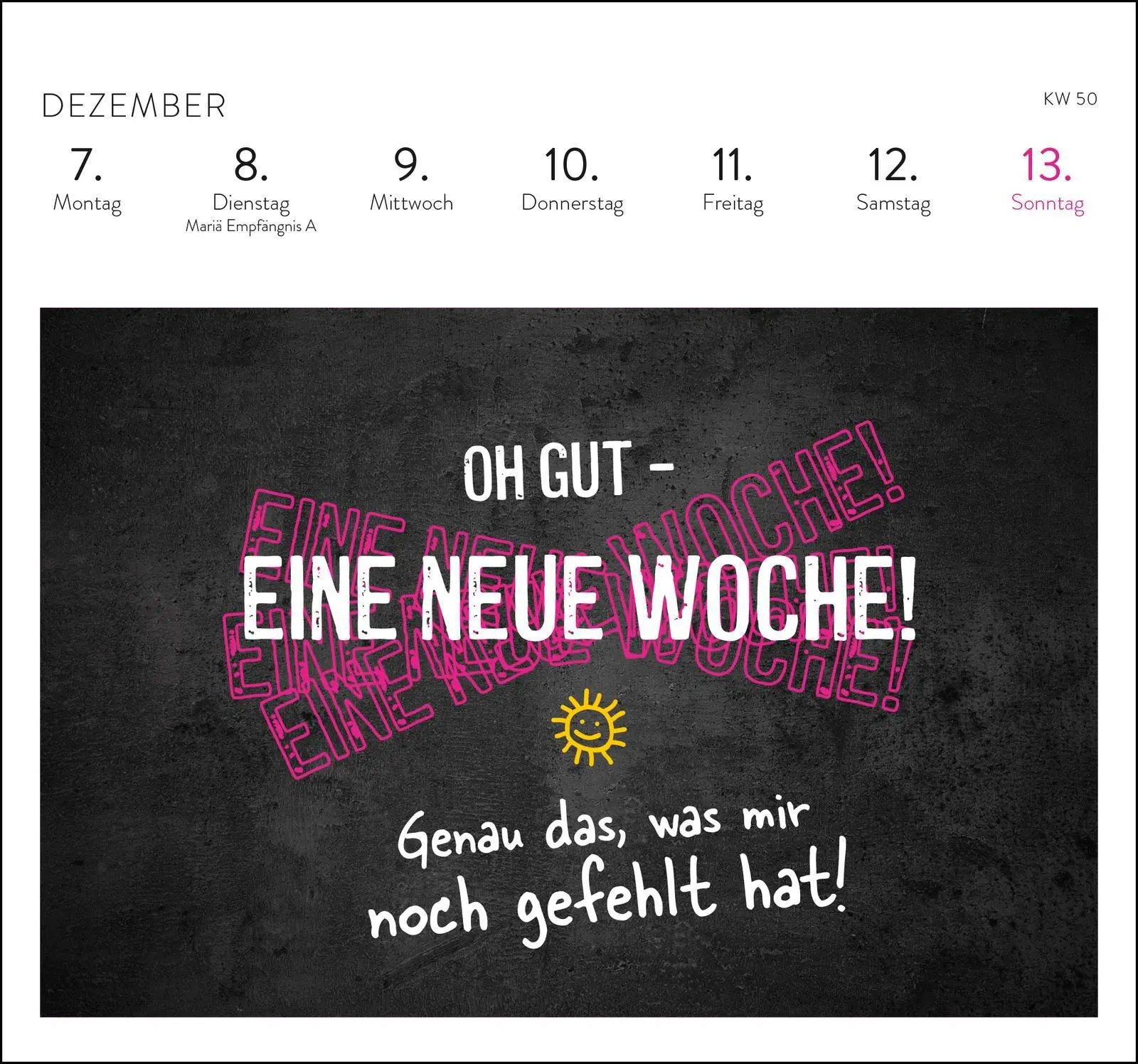 Bild: 4036442013755 | Postkartenkalender 2026: Kommst du auf mein Niveau oder soll ich...