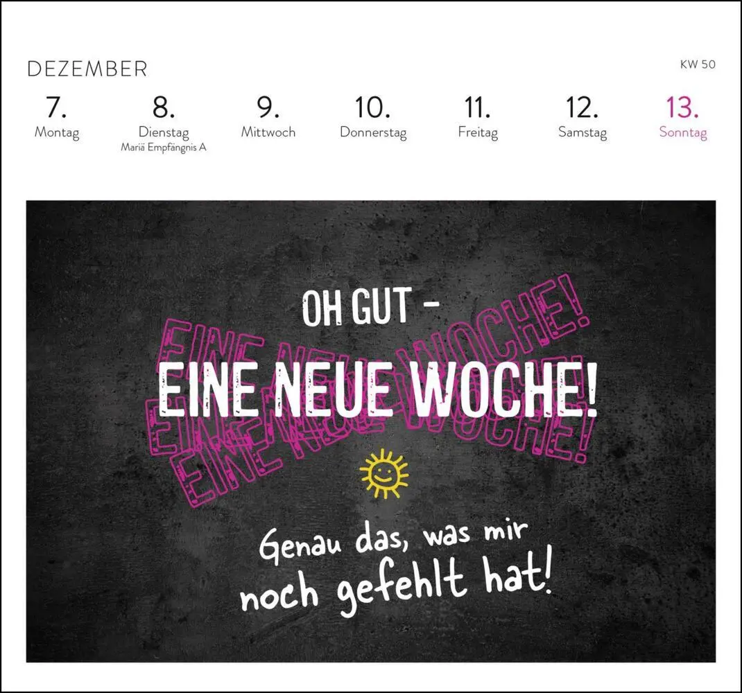 Bild: 4036442013755 | Postkartenkalender 2026: Kommst du auf mein Niveau oder soll ich...