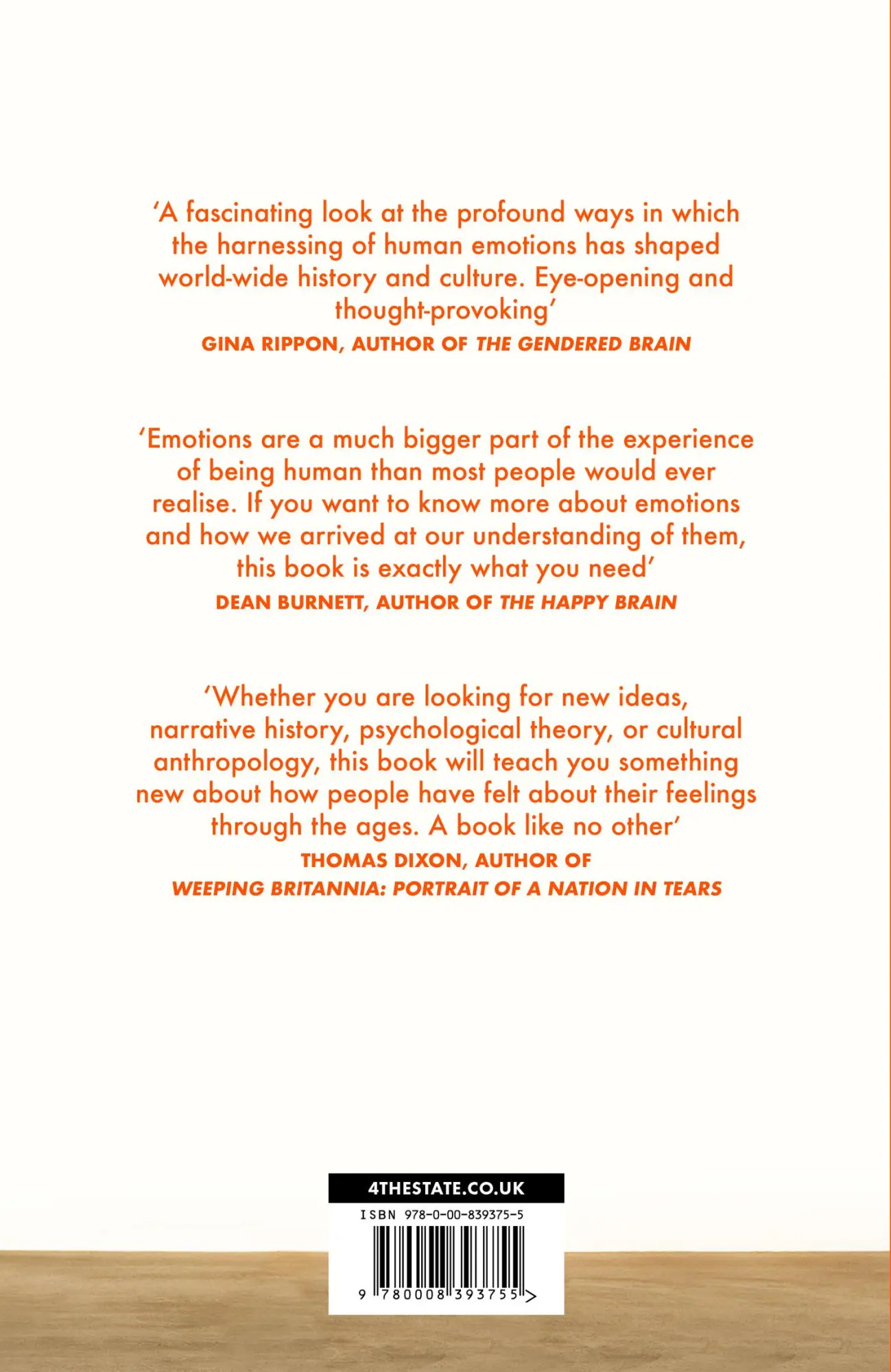 Rückseite: 9780008393755 | A Human History of Emotion | Richard Firth-Godbehere | Buch | Gebunden