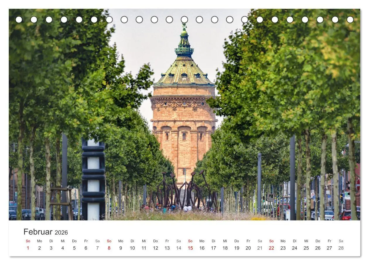 Bild: 9783457253755 | Mannheim, meine Stadt (Tischkalender 2026 DIN A5 quer), CALVENDO...