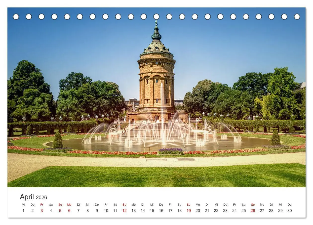 Bild: 9783457253755 | Mannheim, meine Stadt (Tischkalender 2026 DIN A5 quer), CALVENDO...