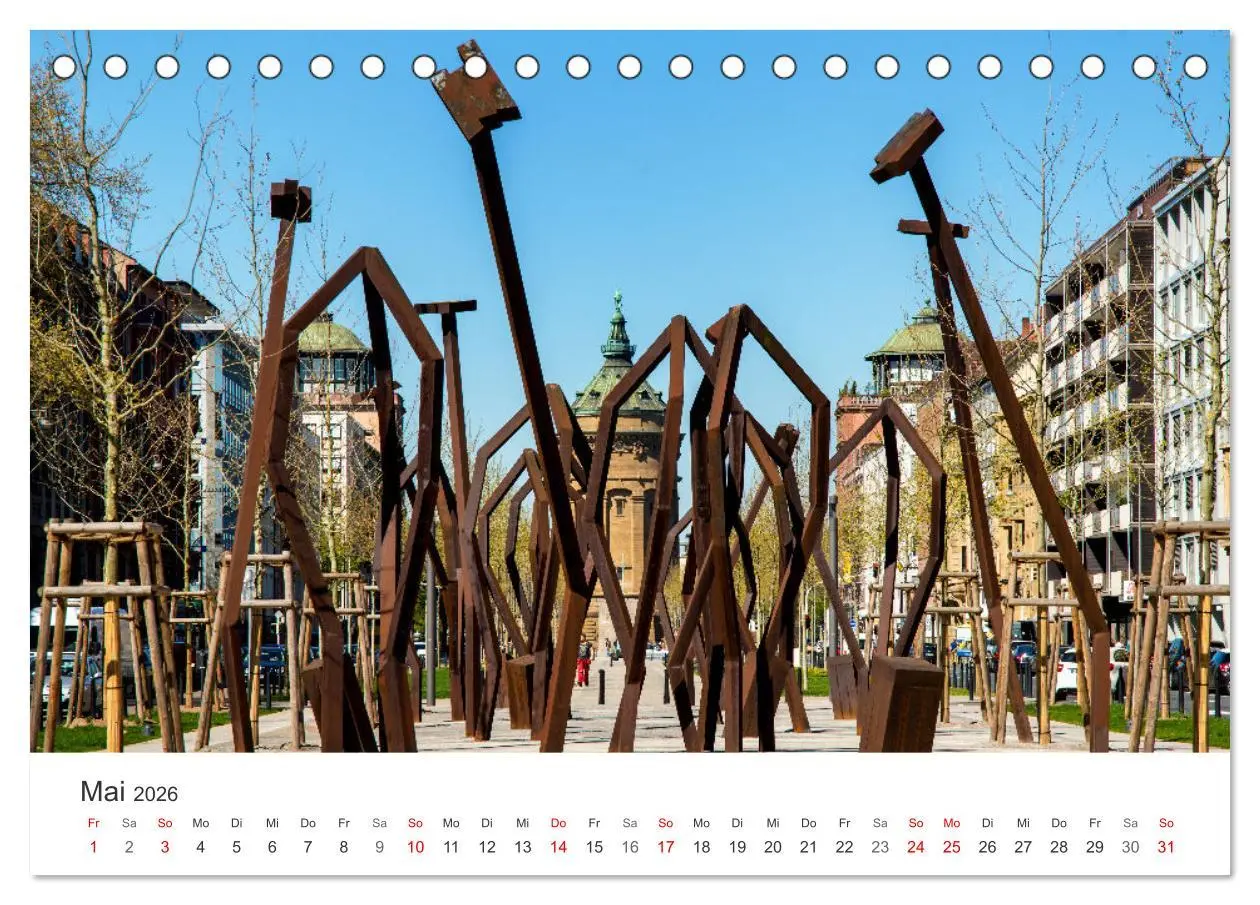Bild: 9783457253755 | Mannheim, meine Stadt (Tischkalender 2026 DIN A5 quer), CALVENDO...