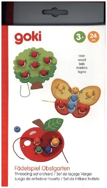 Cover: 4013594583855 | Fädelset Obstgarten, per Set | Spiel | Faltschachtel (f) | 58385