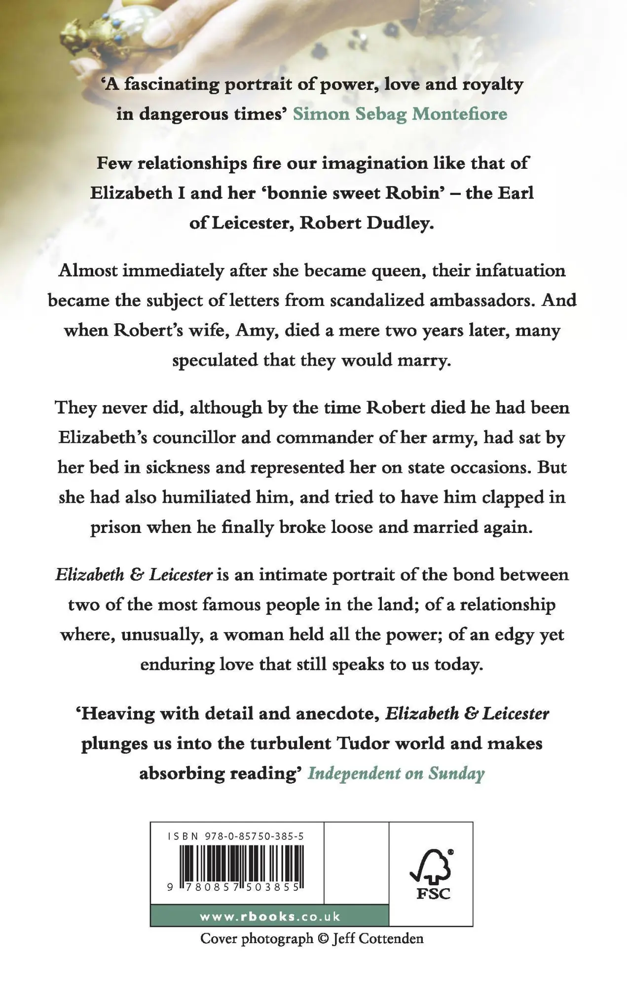 Rückseite: 9780857503855 | Elizabeth &amp; Leicester | Sarah Gristwood | Taschenbuch | Englisch