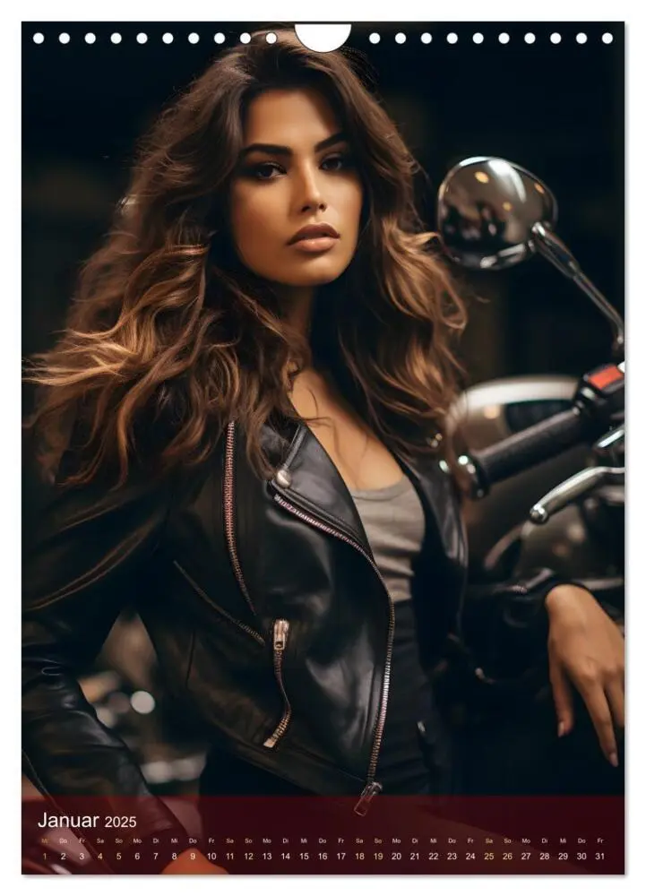 Bild: 9783435843855 | Bikes and Girls: Sexy Mädels auf heißen Mottorrädern (Wandkalender...