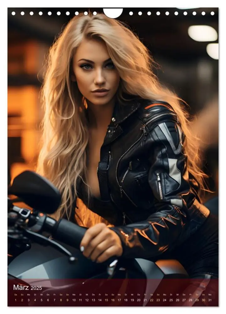 Bild: 9783435843855 | Bikes and Girls: Sexy Mädels auf heißen Mottorrädern (Wandkalender...