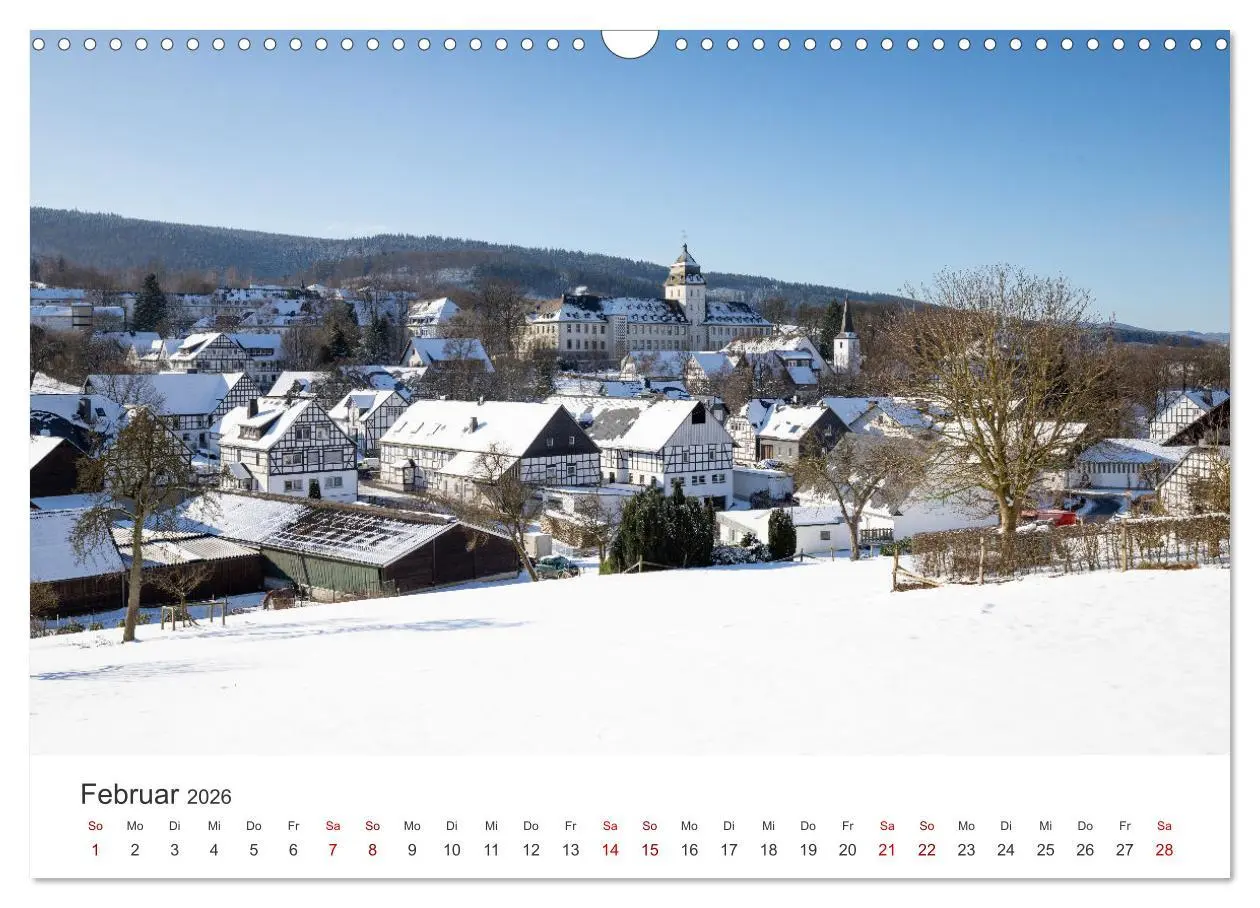 Bild: 9783457553855 | Grafschaft, ein Dorf im Schmallenberger Sauerland (Wandkalender...