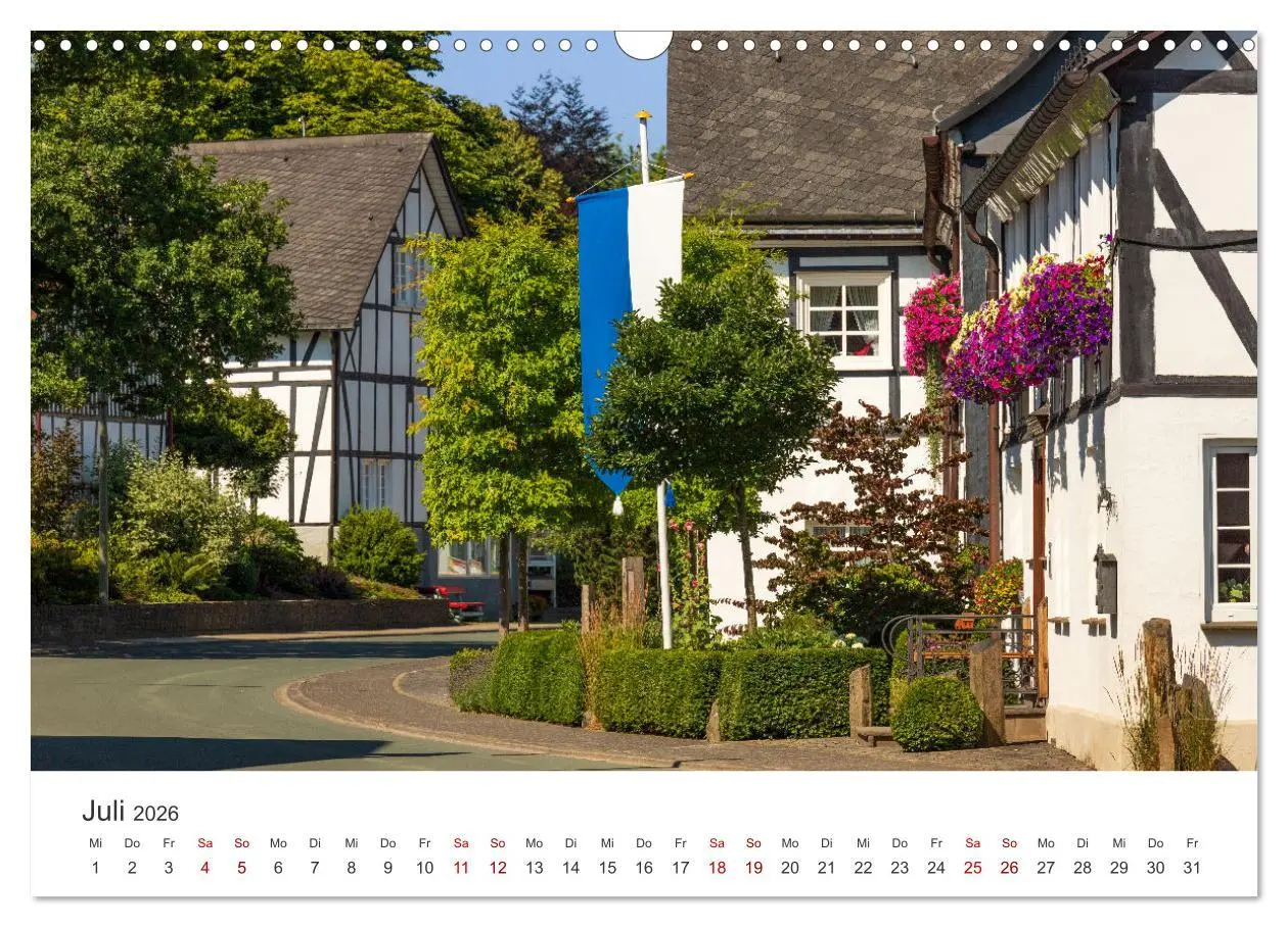 Bild: 9783457553855 | Grafschaft, ein Dorf im Schmallenberger Sauerland (Wandkalender...