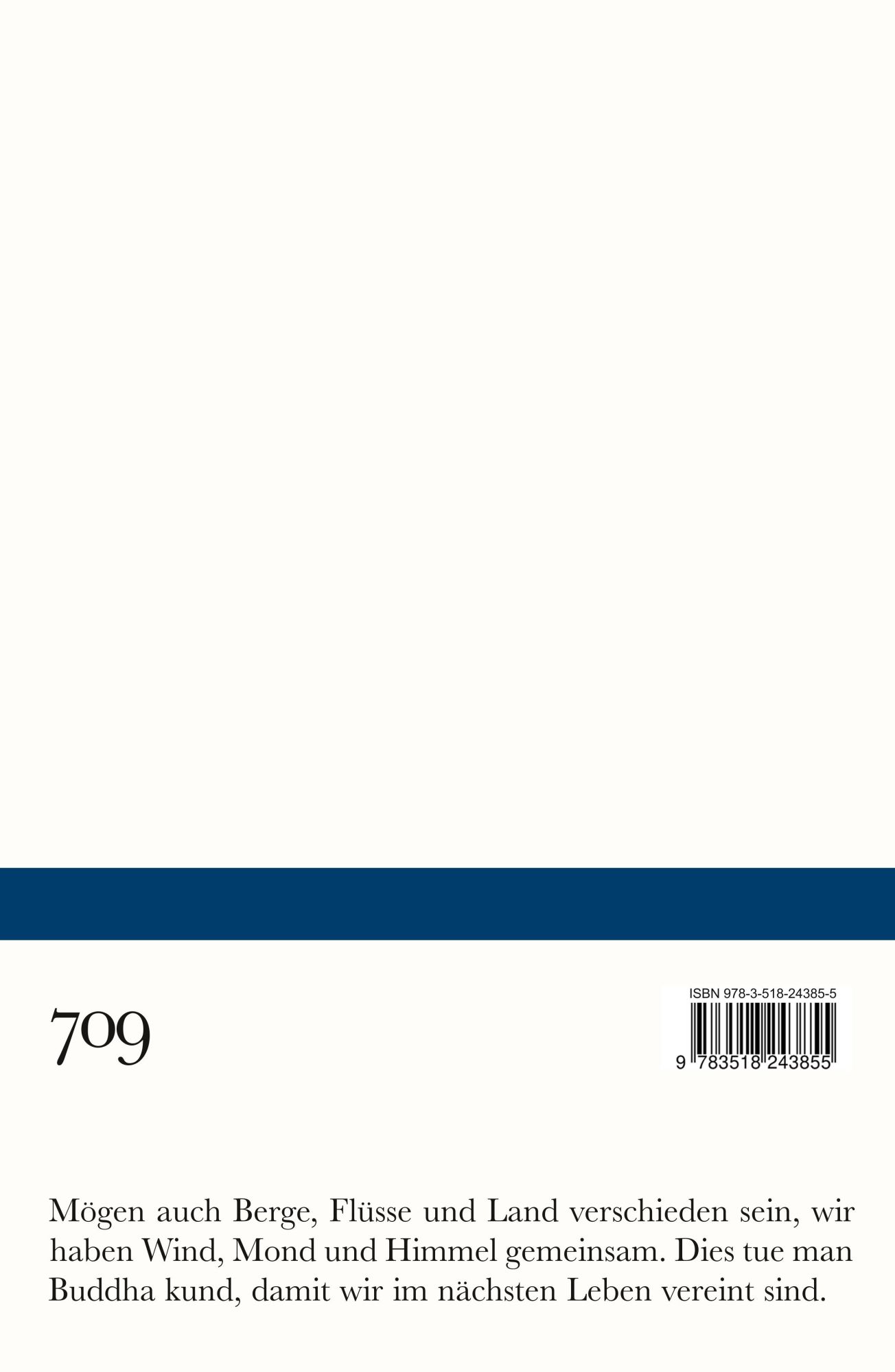 Rückseite: 9783518243855 | Das Tempeldach | Ein historischer Roman | Yasushi Inoue | Taschenbuch