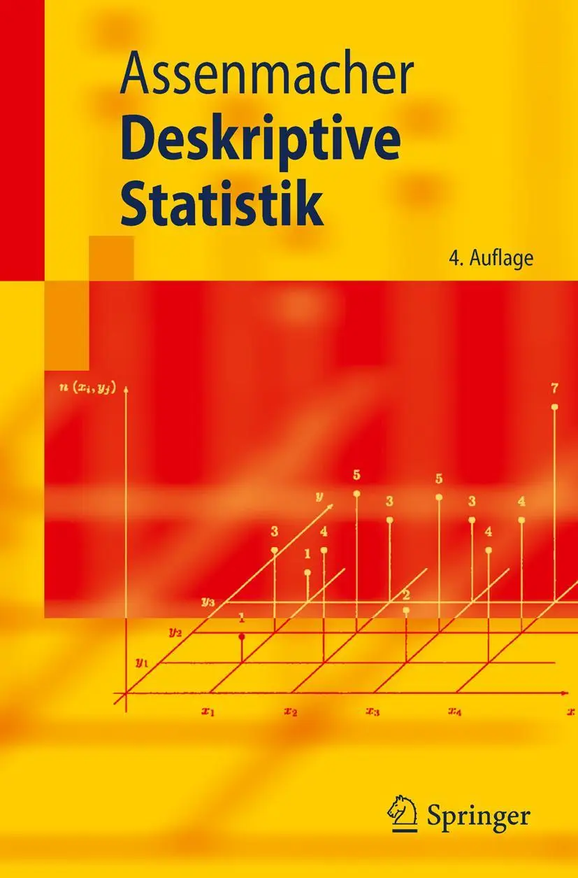 Cover: 9783642133855 | Deskriptive Statistik | Walter Assenmacher | Taschenbuch | xvi | 2010 Cover: 9783642133855 | Deskriptive Statistik | Walter Assenmacher | Taschenbuch | xvi | 2010