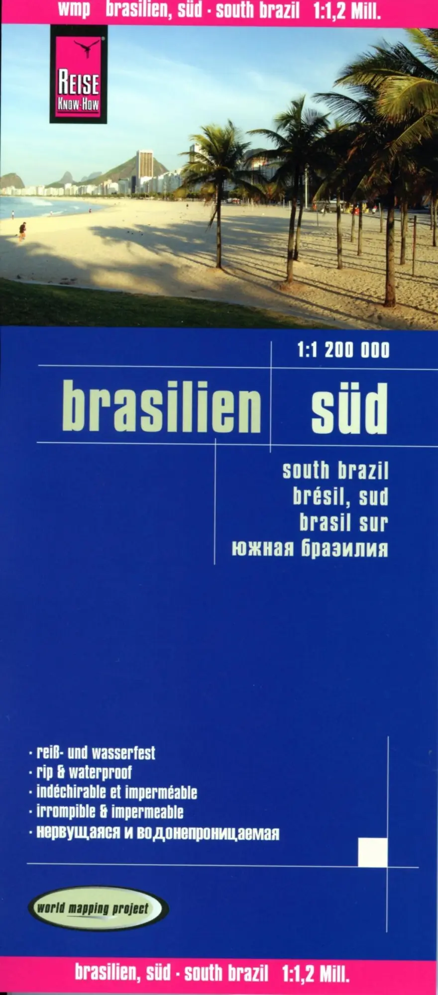 Cover: 9783831773855 | Landkarte Brasilien, Süd | Reise Know-How Verlag | Karte, gefaltet