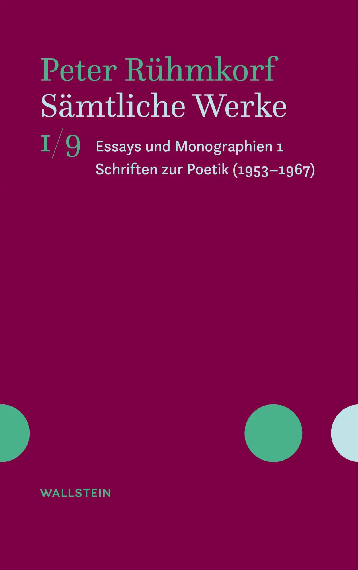 Cover: 9783835353855 | Sämtliche Werke | Peter Rühmkorf | Buch | 532 S. | Deutsch | 2023