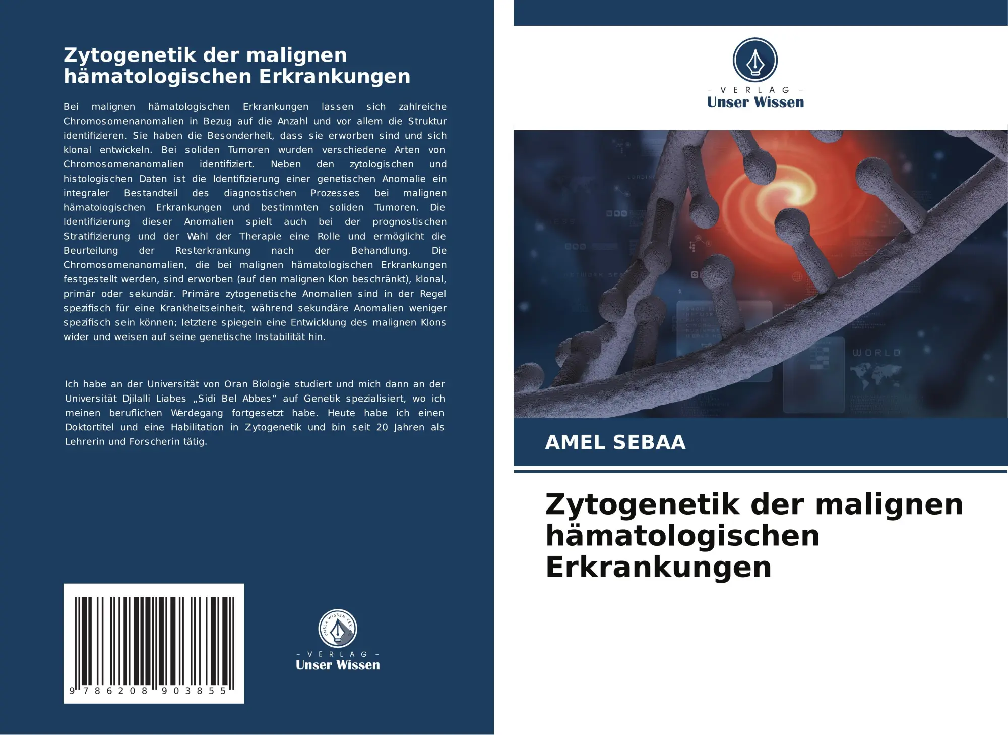 Cover: 9786208903855 | Zytogenetik der malignen hämatologischen Erkrankungen | Amel Sebaa