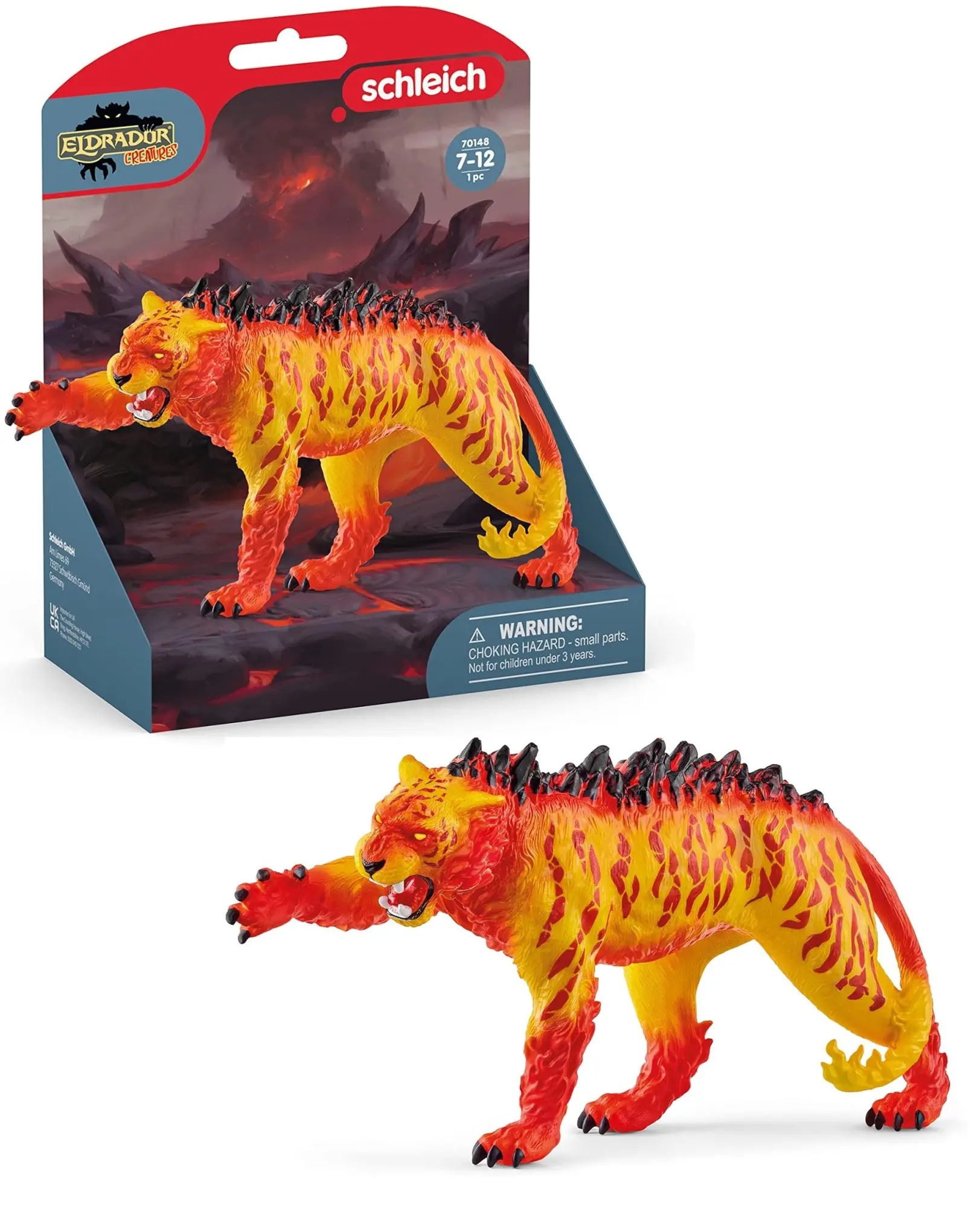 Cover: 4059433863955 | Schleich 70148 - Eldrador Creatures, Lavatiger, Länge: 13,5 cm | 2024