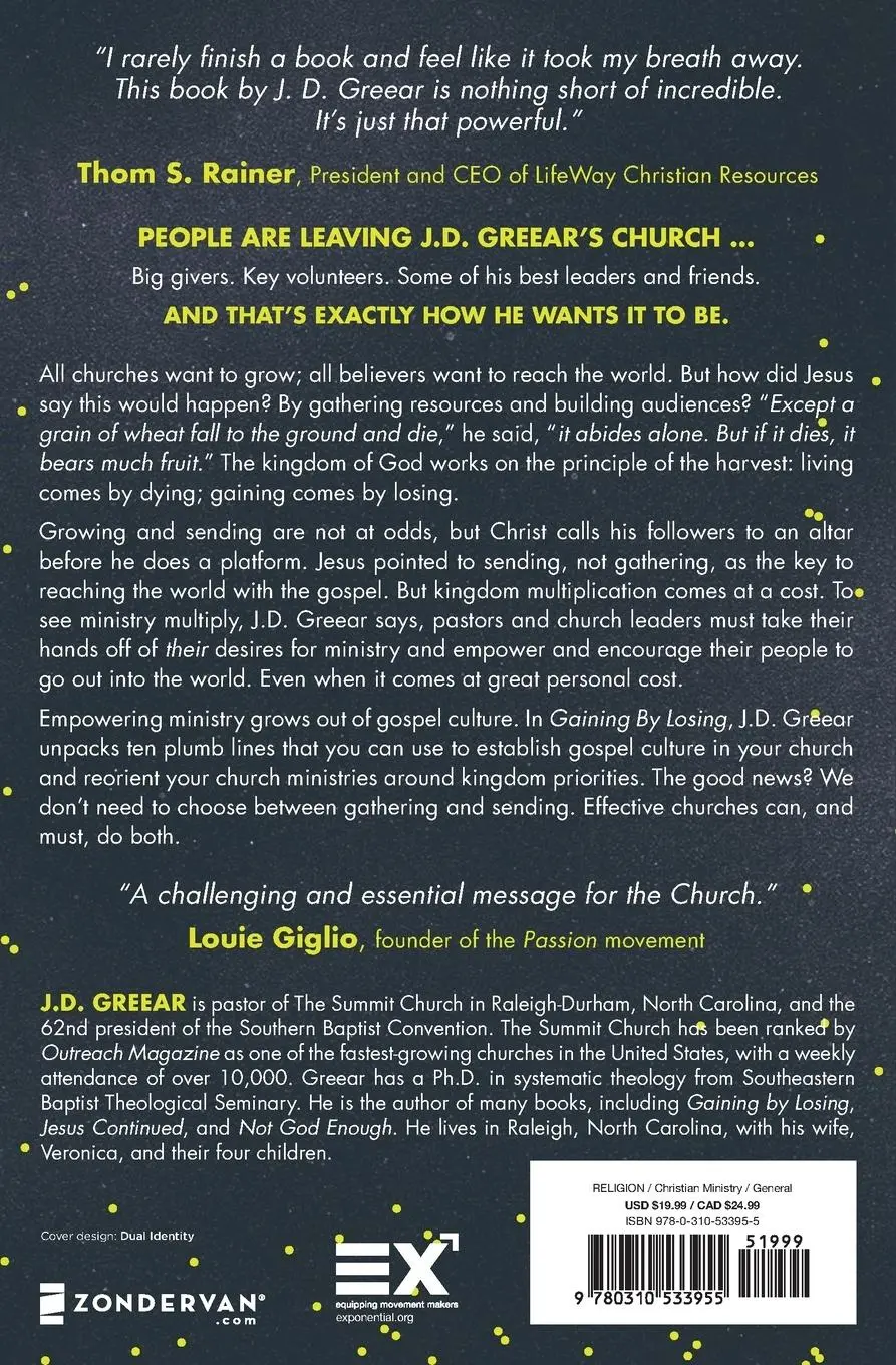 Rückseite: 9780310533955 | Gaining By Losing | Why the Future Belongs to Churches that Send