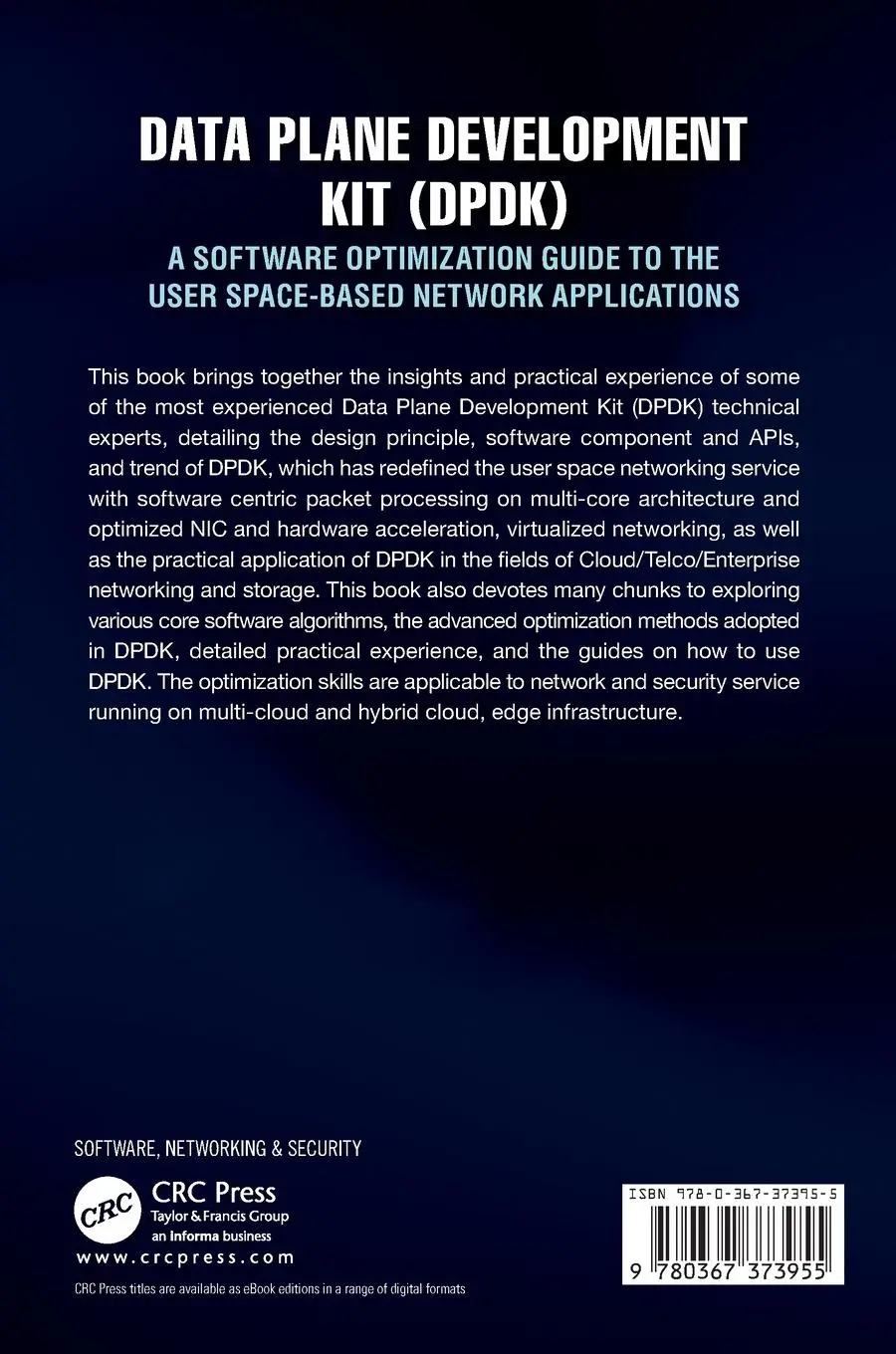 Rückseite: 9780367373955 | Data Plane Development Kit (DPDK) | Heqing Zhu | Taschenbuch | 2020