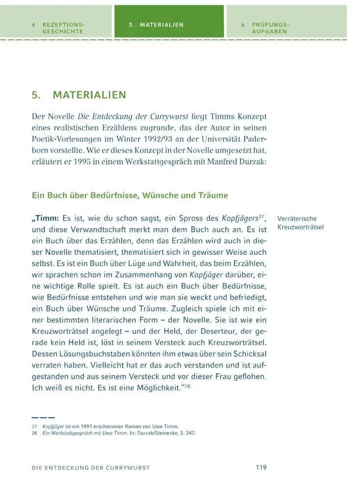 Bild: 9783129303955 | Die Entdeckung der Currywurst von Uwe Timm | Uwe Timm | Taschenbuch