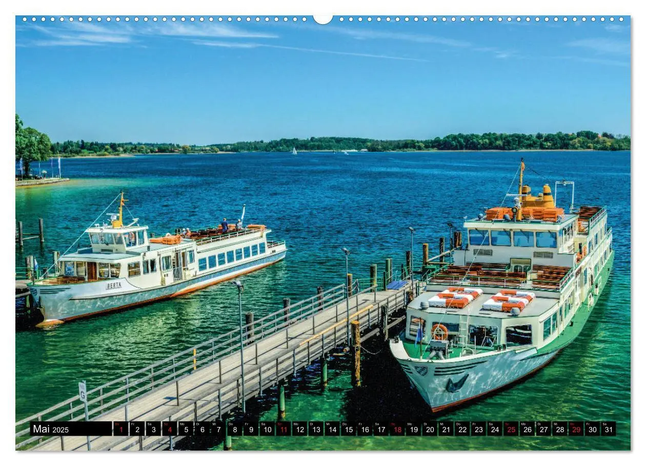 Bild: 9783435213955 | Bayerische Märchen-Seen (Wandkalender 2025 DIN A2 quer), CALVENDO...