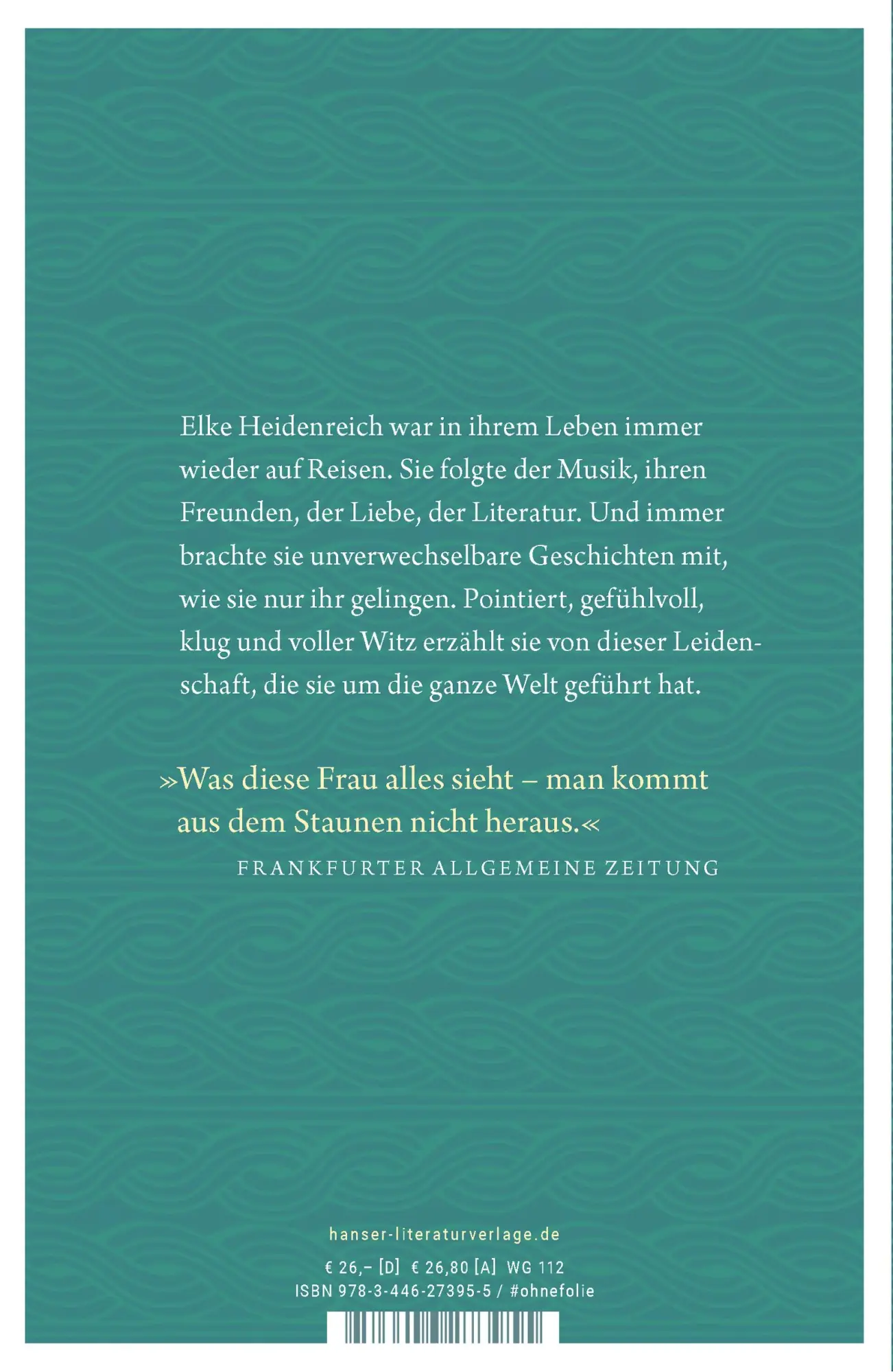 Bild: 9783446273955 | Ihr glücklichen Augen | Kurze Geschichten zu weiten Reisen | Buch