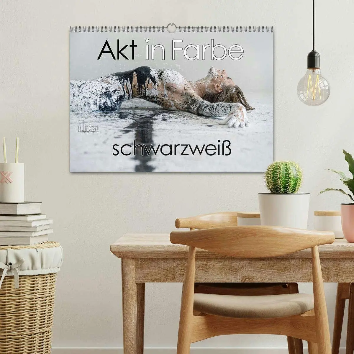 Bild: 9783457473955 | Akt in Farbe - schwarzweiß (Wandkalender 2026 DIN A3 quer),...