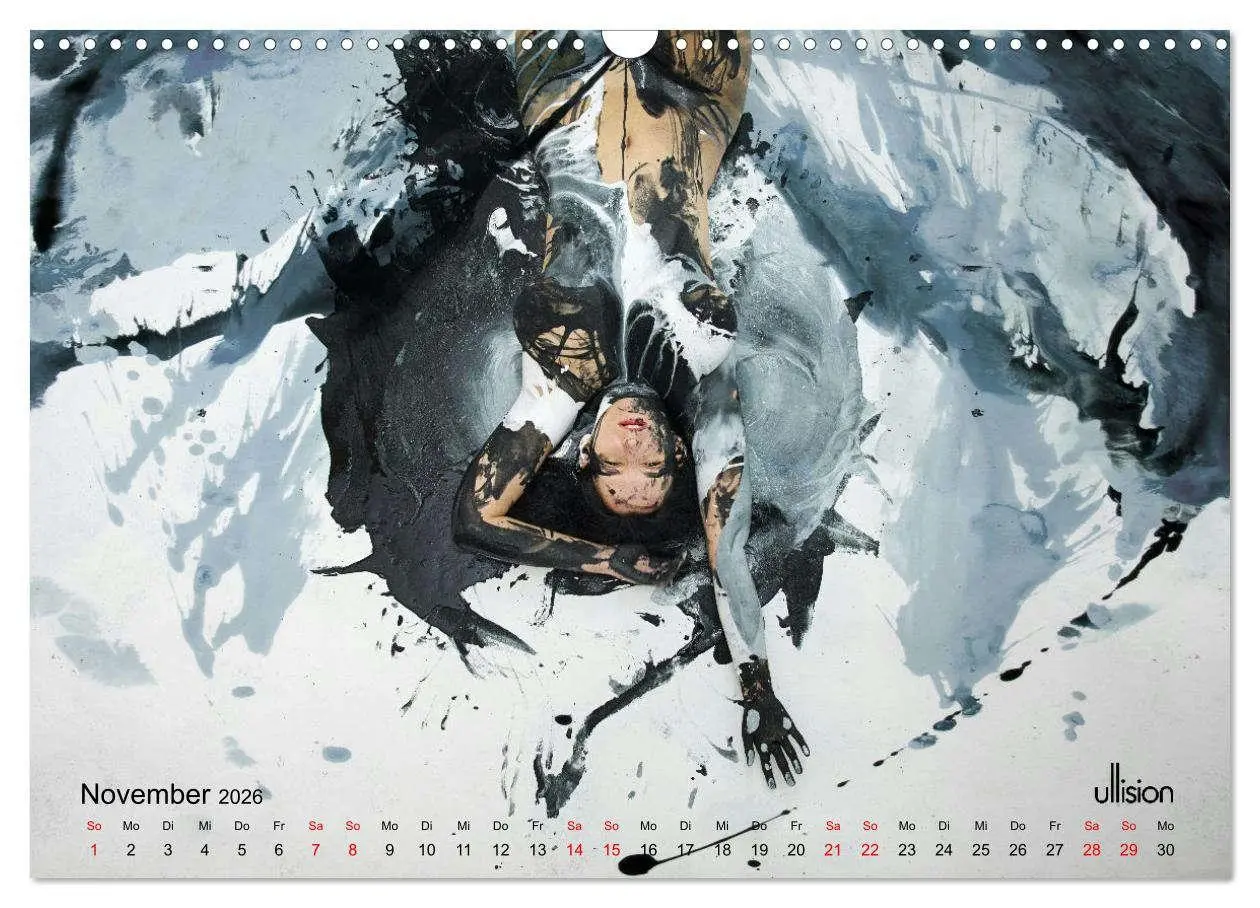 Bild: 9783457473955 | Akt in Farbe - schwarzweiß (Wandkalender 2026 DIN A3 quer),...