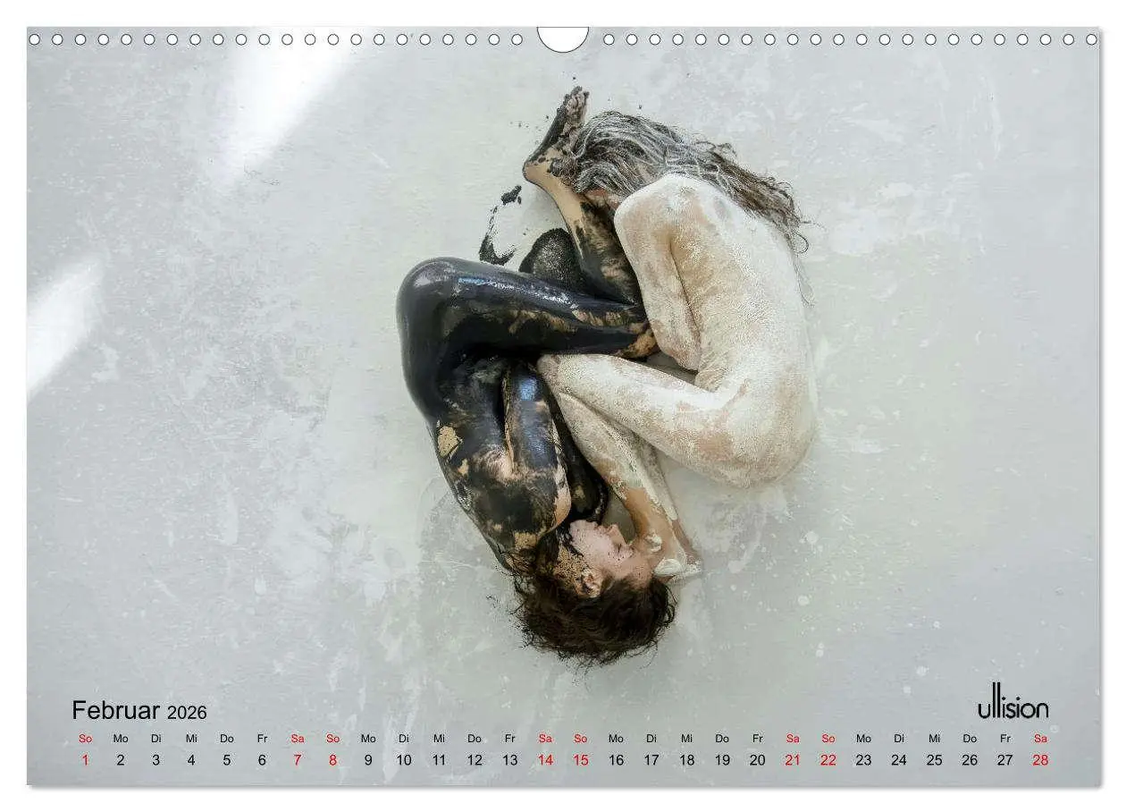 Bild: 9783457473955 | Akt in Farbe - schwarzweiß (Wandkalender 2026 DIN A3 quer),...