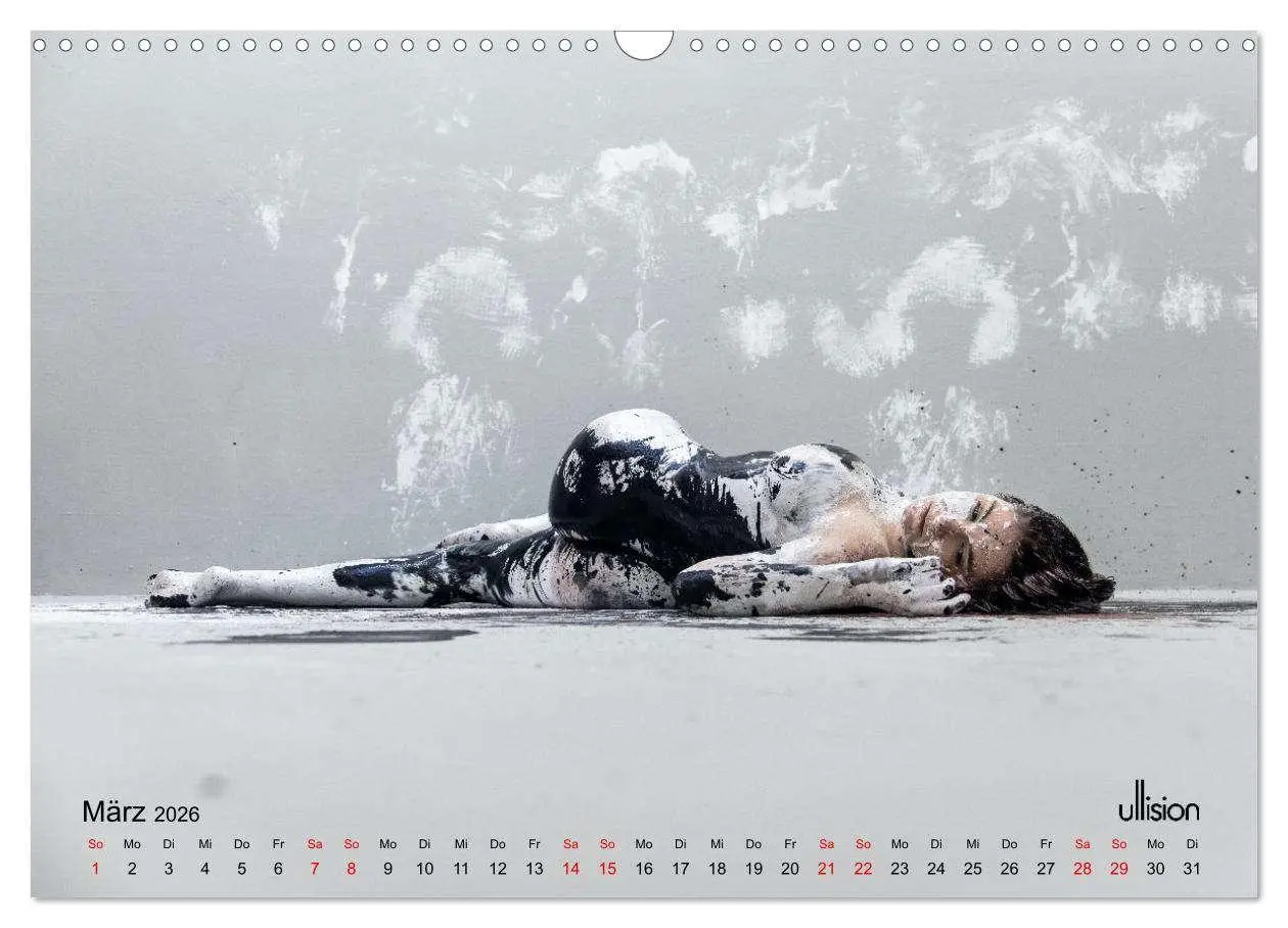 Bild: 9783457473955 | Akt in Farbe - schwarzweiß (Wandkalender 2026 DIN A3 quer),...