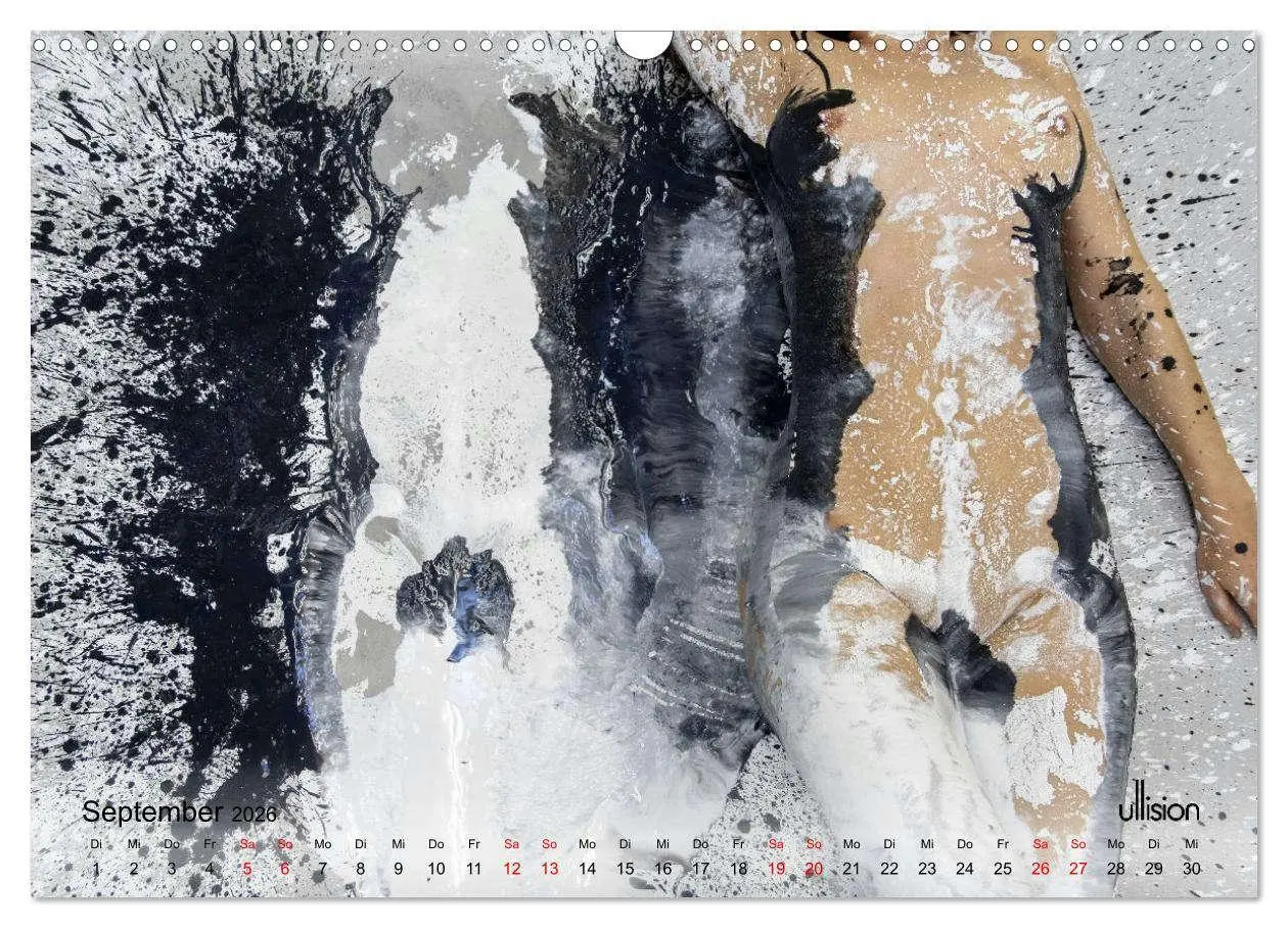 Bild: 9783457473955 | Akt in Farbe - schwarzweiß (Wandkalender 2026 DIN A3 quer),...
