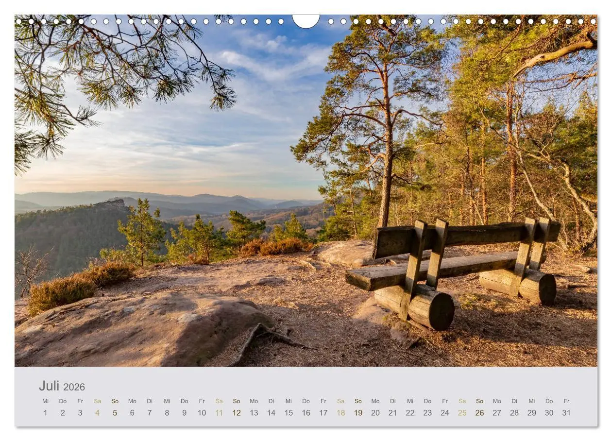 Bild: 9783457783955 | Augenblicke im Pfälzerwald (Wandkalender 2026 DIN A3 quer),...
