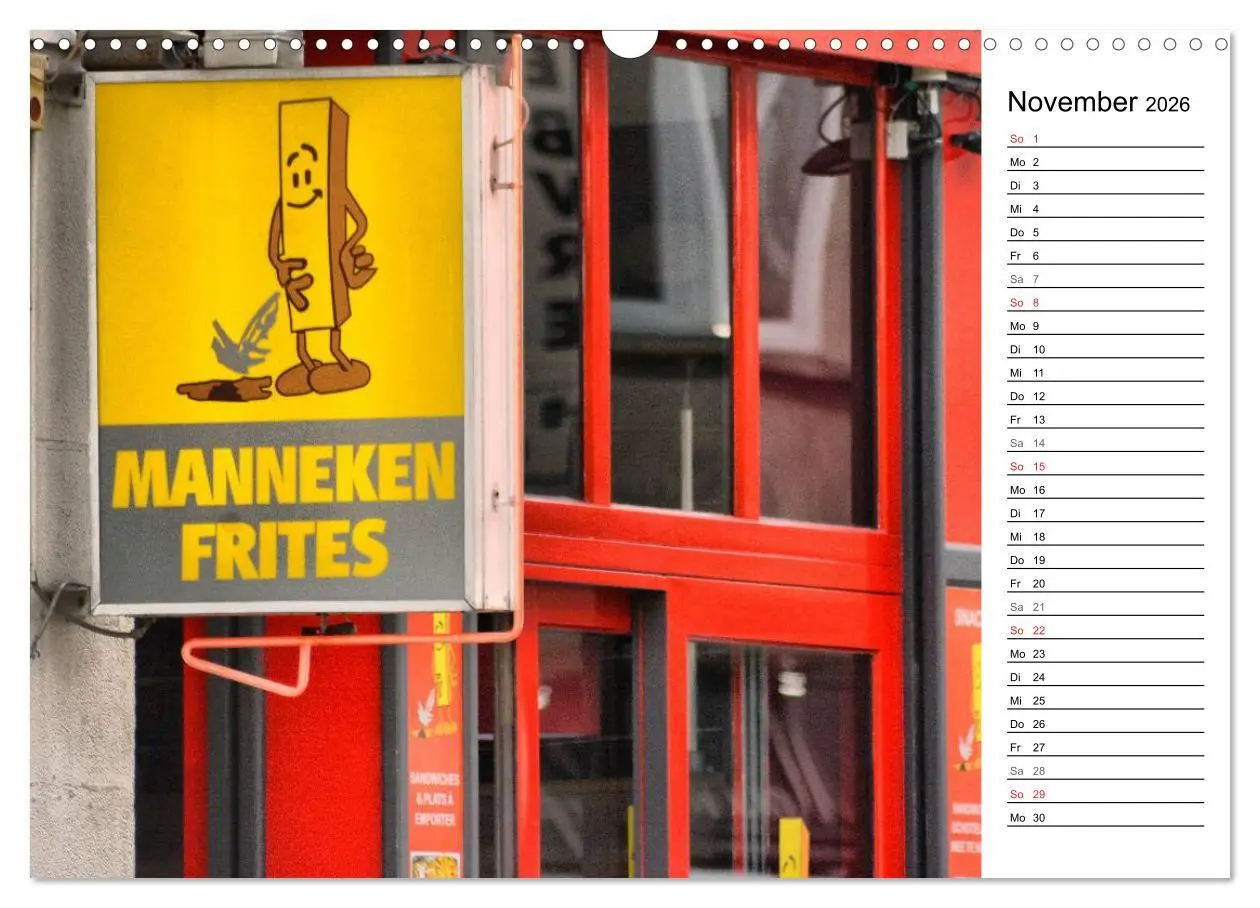 Bild: 9783516013955 | 300mm - Brüssel (Wandkalender 2026 DIN A3 quer), CALVENDO...
