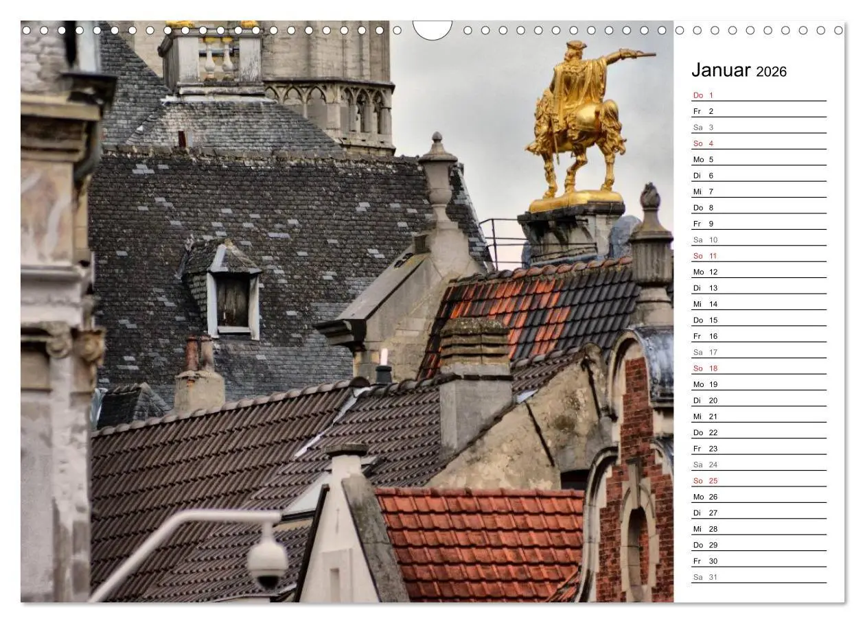 Bild: 9783516013955 | 300mm - Brüssel (Wandkalender 2026 DIN A3 quer), CALVENDO...