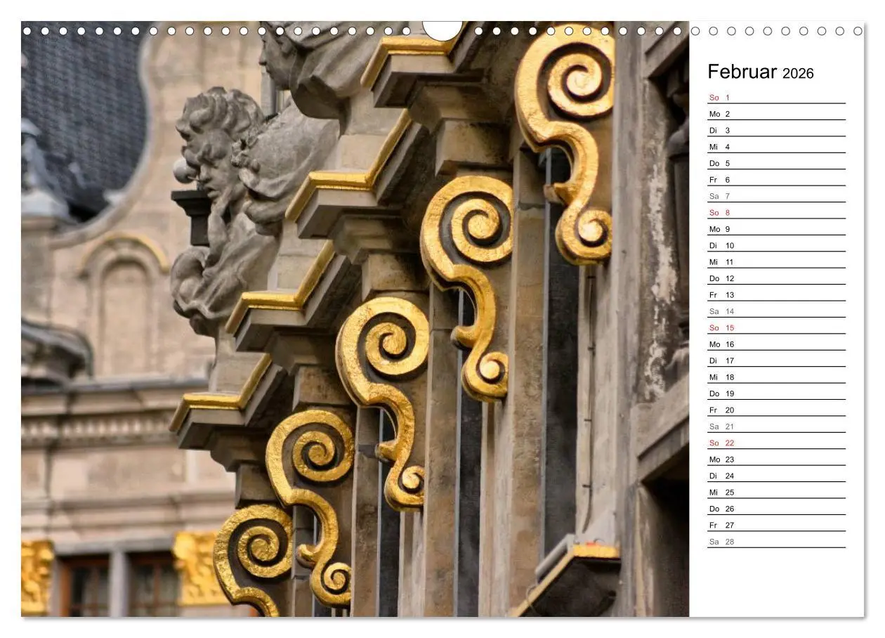 Bild: 9783516013955 | 300mm - Brüssel (Wandkalender 2026 DIN A3 quer), CALVENDO...