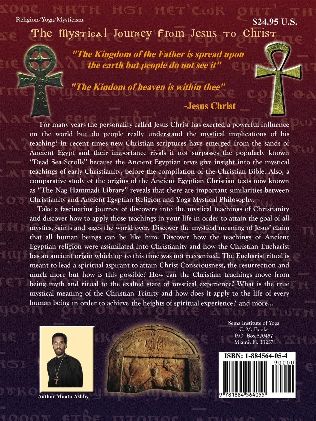 Rückseite: 9781884564055 | The Mystical Journey From Jesus to Christ | Muata Ashby | Taschenbuch